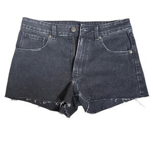 Divided Black Jean Cut Offs Size 8